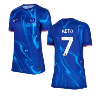 Fotbalové Dres Chelsea Pedro Neto #7 Dámské Domácí 2024-25 Krátký Rukáv